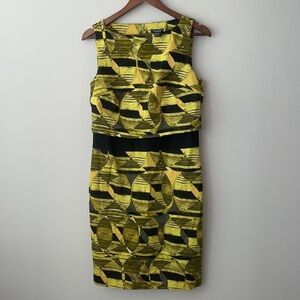 Doncaster Collection modern art mini dress women size 6